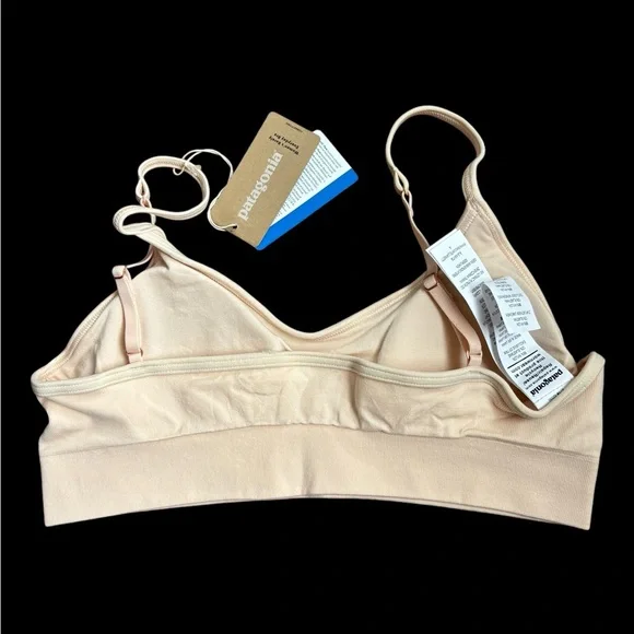 Patagonia Women's Barely Everyday Bra Valley Flora Jacquard Cameo Size M - Picture 5 of 6